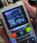 Baofeng UV-5R mini transparant, Telecommunicatie, Met broekklem, Ophalen of Verzenden, Zo goed als nieuw, Portofoon of Walkie-talkie