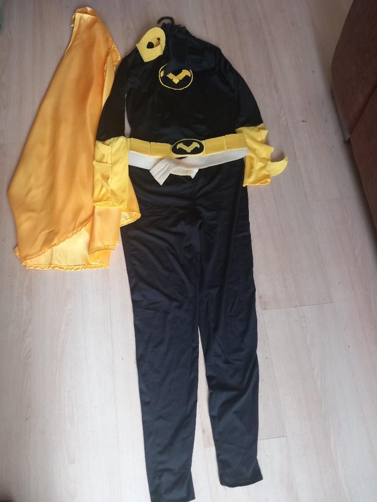 Batman pak/146, Kinderen en Baby's, Carnavalskleding en Verkleedspullen, Ophalen of Verzenden, Zo goed als nieuw, 146 t/m 152