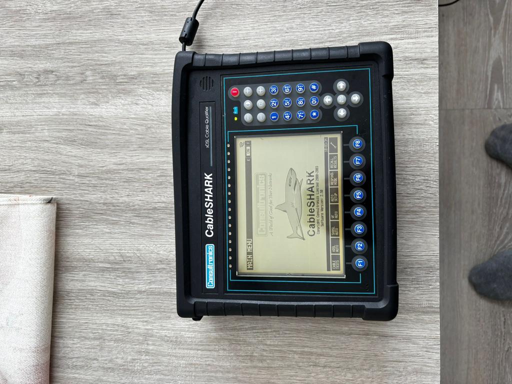 EXFO CableSHARK DSL tester – professioneel meetapparaat, Ophalen, Zo goed als nieuw, Kabel of Snoer