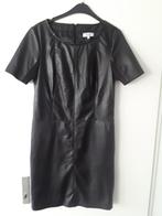 Jurk  type Maxima  echt leer 38 zwart Anna van Toor 1 x gedr, Ophalen of Verzenden, Zo goed als nieuw, Maat 38/40 (M), Zwart