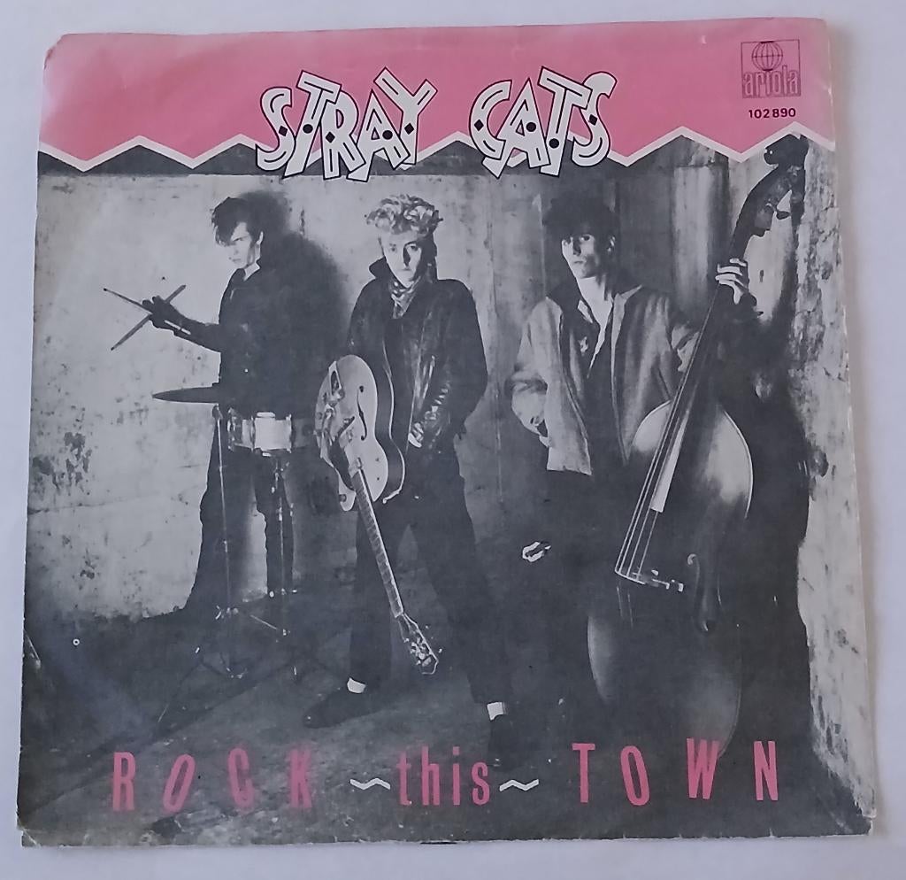 Stray Cats - Rock this town, Ophalen of Verzenden, Gebruikt, Pop, Single