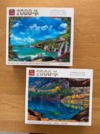 2 puzzles met 2000 stukjes, Ophalen of Verzenden, Meer dan 1500 stukjes, Zo goed als nieuw, Legpuzzel