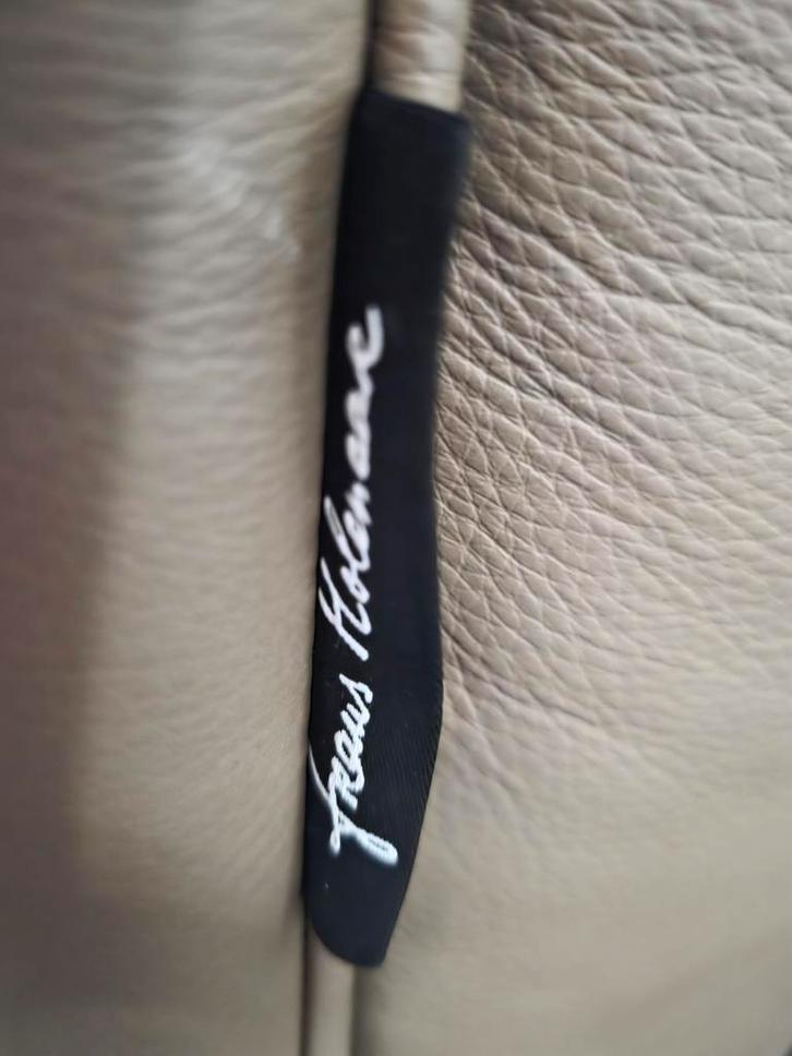 Leren relaxstoel van Frans Molenaar, Huis en Inrichting, Fauteuils, Zo goed als nieuw, Leer, 75 tot 100 cm, 75 tot 100 cm, Ophalen