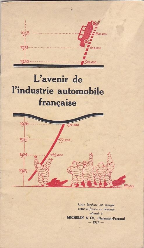 Michelin Bibendum toekomst franse auto industrie brochure, Ophalen of Verzenden, Zo goed als nieuw, Overige merken