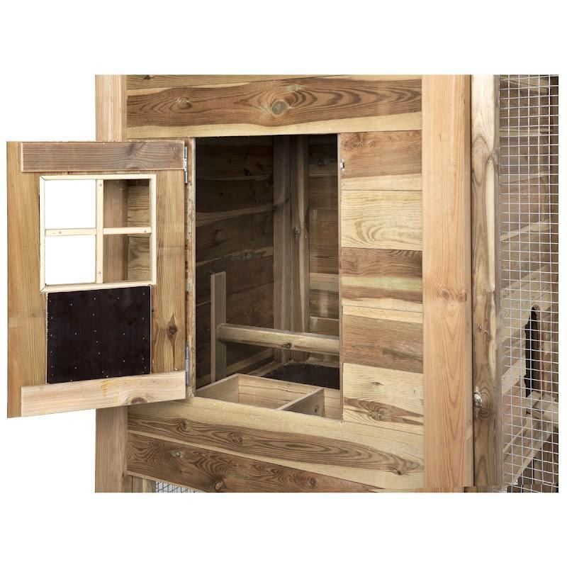 Kippenhok Hooischuur met ren Floor XL, Ophalen of Verzenden, Nieuw, Kippenhok of Kippenren