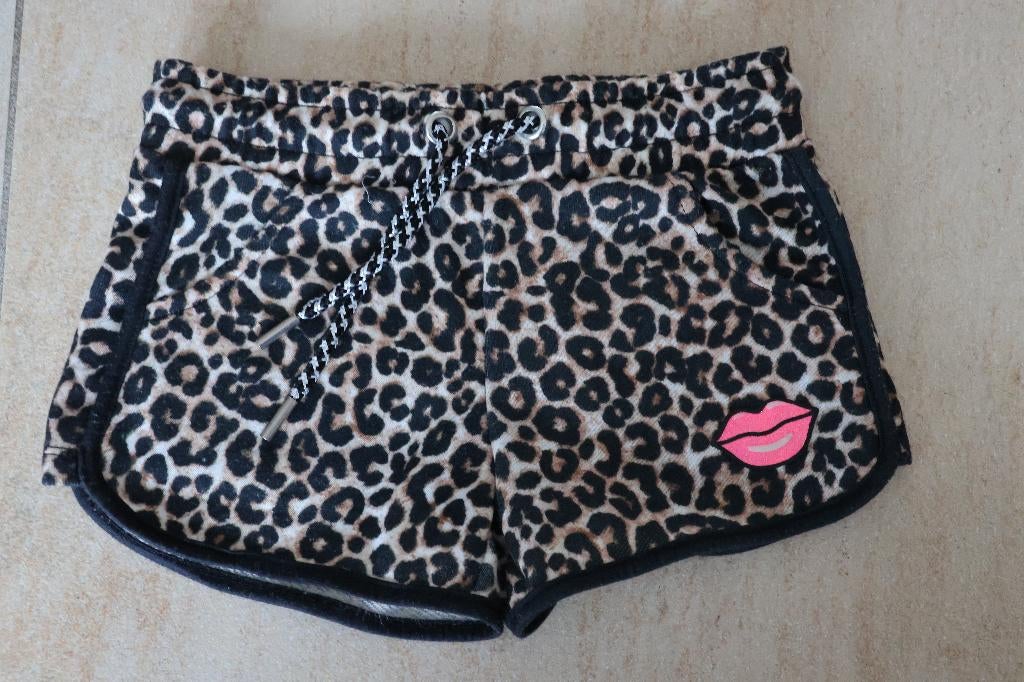 panter shortje Coolcat korte broek 110 116, Kinderen en Baby's, Kinderkleding | Maat 116, Broek, Gebruikt, Meisje, Coolcat