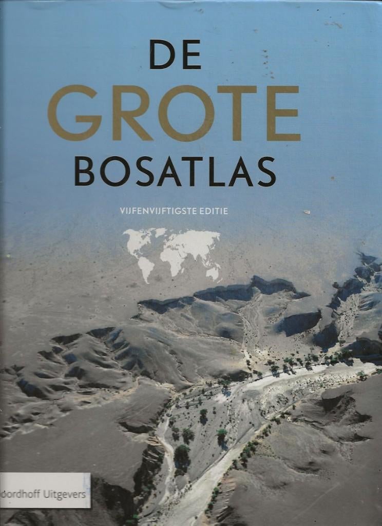 DE GROTE BOSATLAS NOORDHUFF UITGEVERS, Boeken, Atlassen en Landkaarten, Bosatlas, Verzenden, 2000 tot heden, Zo goed als nieuw