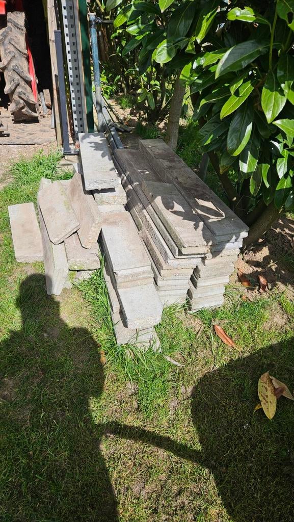 Stoepbandjes, Tuin en Terras, Tegels en Klinkers, Ophalen of Verzenden, Gebruikt, Beton, Overige typen