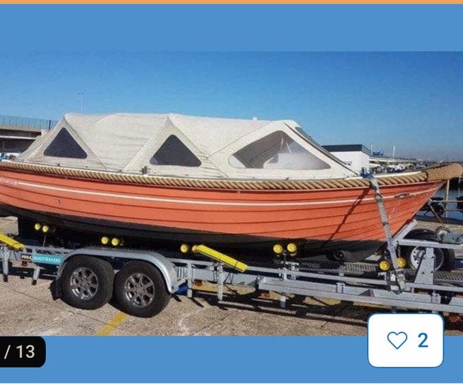 Met scheur!! Dek kap  dektent boot zijl buiskap Antaris 630, Ophalen, Gebruikt, Overige typen