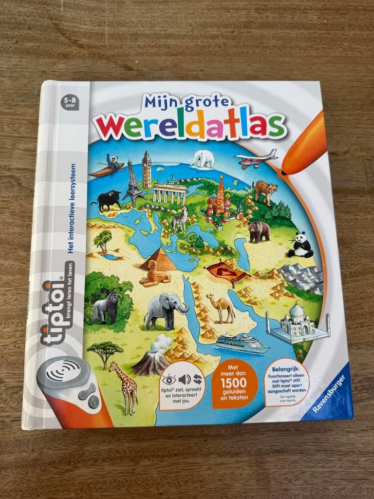 Mijn Grote Wereldatlas Tiptoi Ravensburger, Boeken, Kinderboeken | Jeugd | onder 10 jaar, Ophalen of Verzenden, Zo goed als nieuw