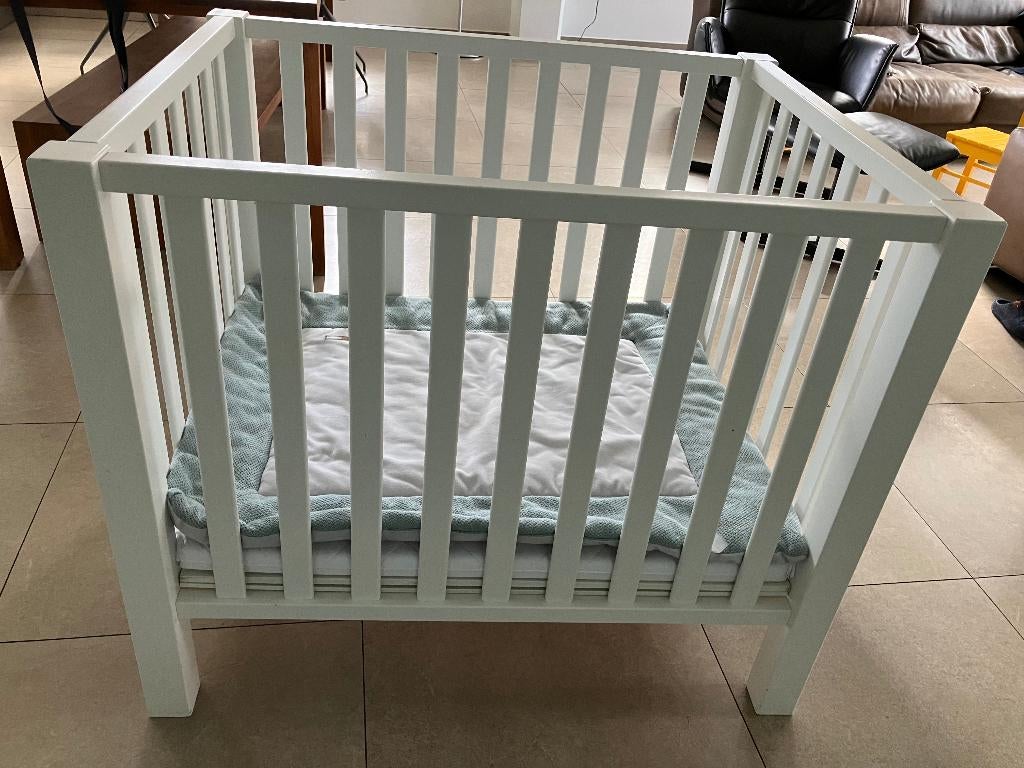 baby box merk Quax, Ophalen, Gebruikt, Rechthoekig, In hoogte verstelbaar