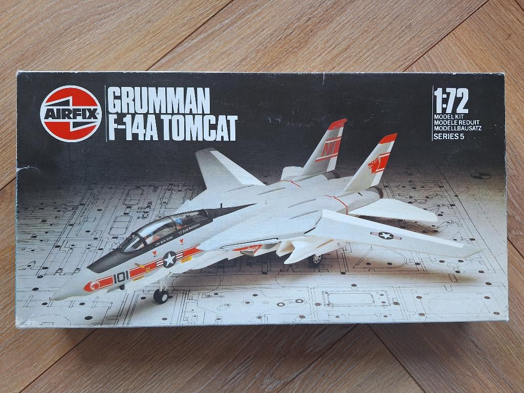 1:72 1/72 Airfix Grumman F-14A Tomcat, Overige merken, 1:72 tot 1:144, Ophalen of Verzenden, Zo goed als nieuw