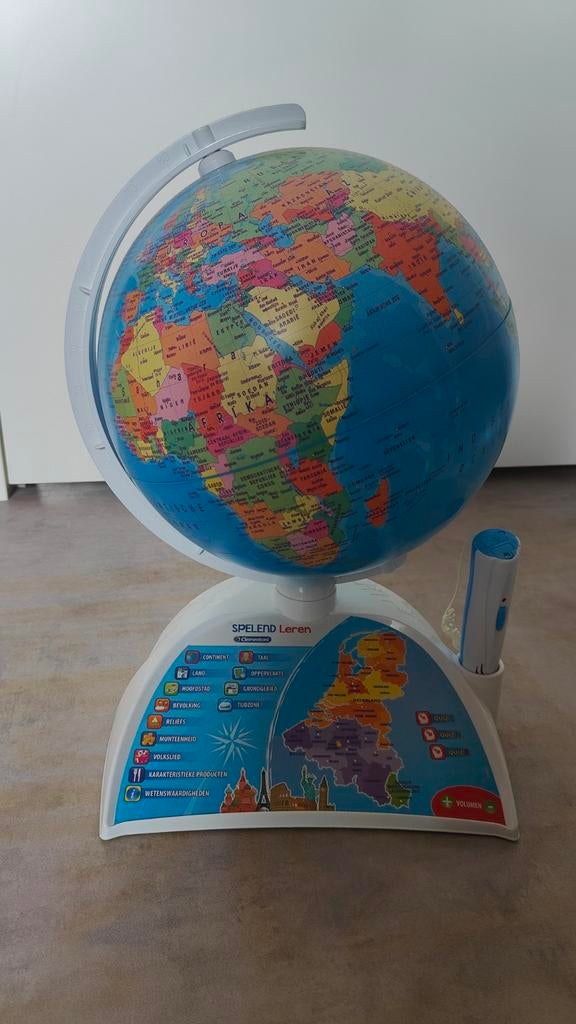 Interactieve Wereldbol, Kinderen en Baby's, Speelgoed | Educatief en Creatief, Ophalen of Verzenden, Zo goed als nieuw, Ontdekken