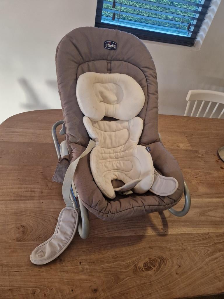 Chicco wipstoel donkerbeige, Kinderen en Baby's, Wipstoeltjes, Ophalen of Verzenden, Zo goed als nieuw, Chicco