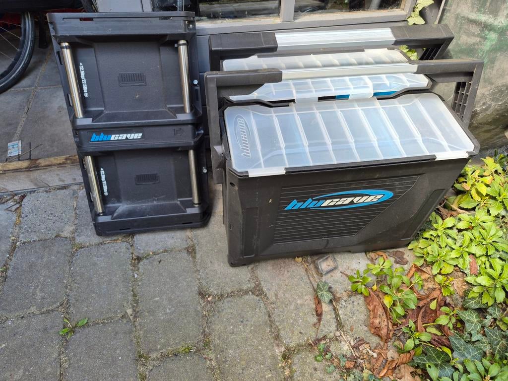 BluCave Opbergsysteem Set van 2 - Modulair & Robuust, Ophalen of Verzenden, Gebruikt