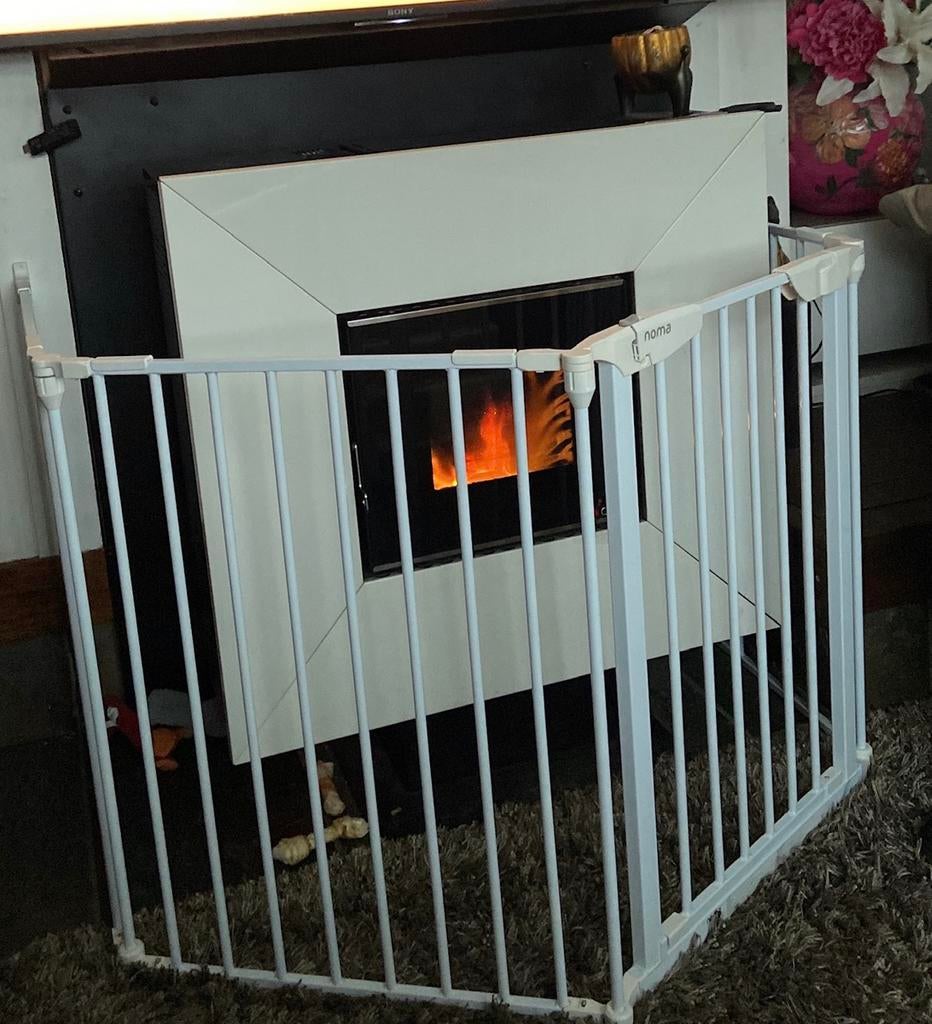 Traphek kachelrek kachelhekje bescherming, Kinderen en Baby's, Traphekjes, Ophalen of Verzenden, Zo goed als nieuw, 115 cm of meer