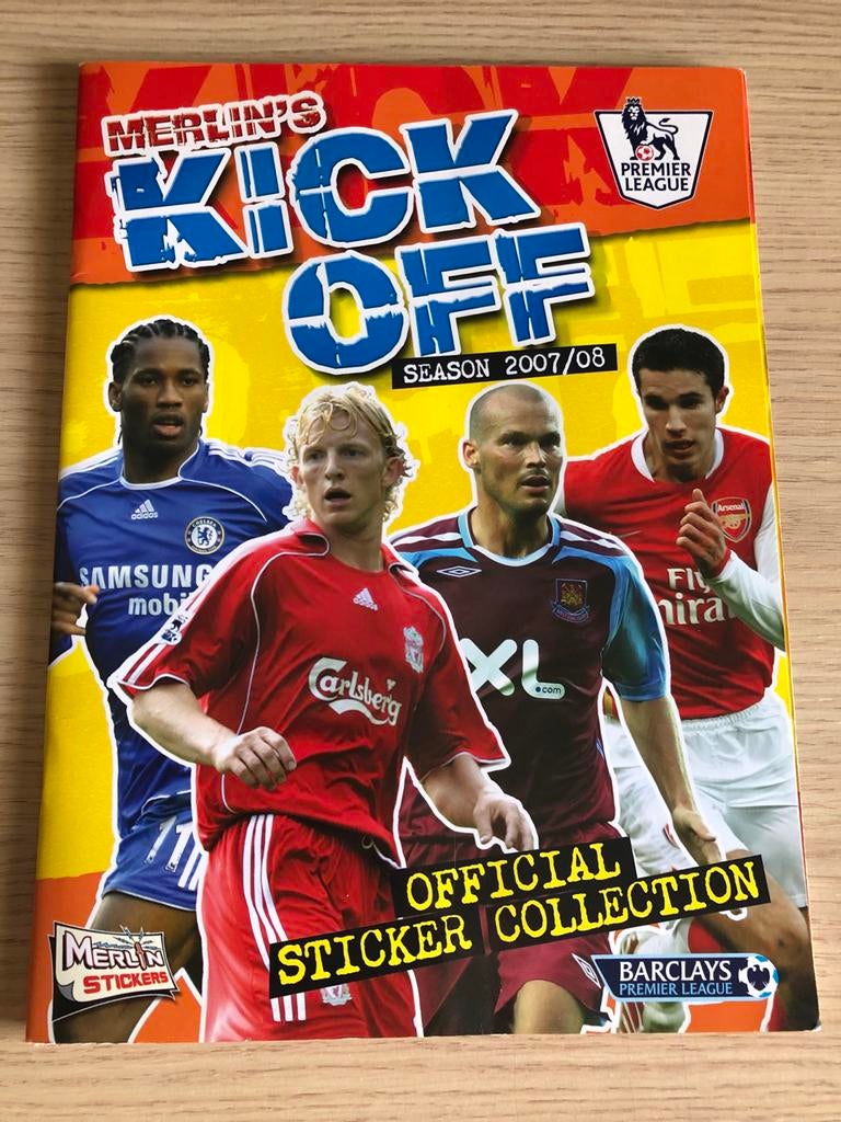 Merlin's Kick Off Premier League 2007/08 95% compleet, Ophalen of Verzenden, Zo goed als nieuw