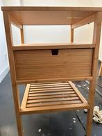 Nordiska nachtkastje - bamboe, Ophalen, Zo goed als nieuw, Minder dan 45 cm
