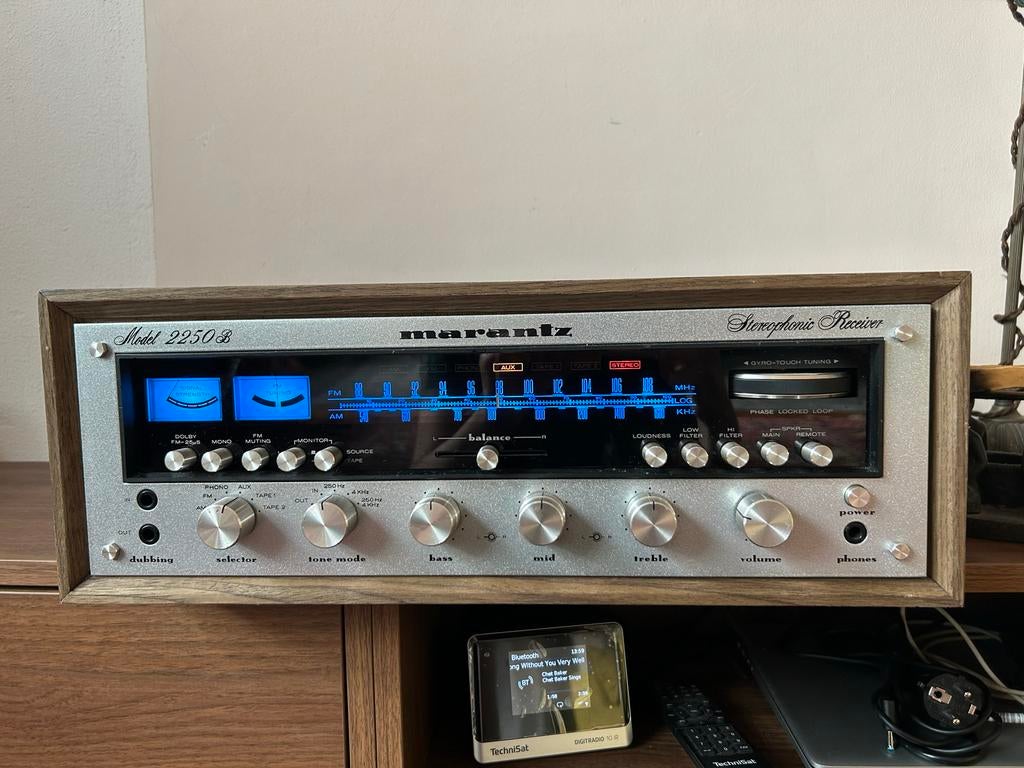Gereviseerde Marantz 2250B receiver versterker, Audio, Tv en Foto, Versterkers en Receivers, Refurbished, 60 tot 120 watt, Stereo