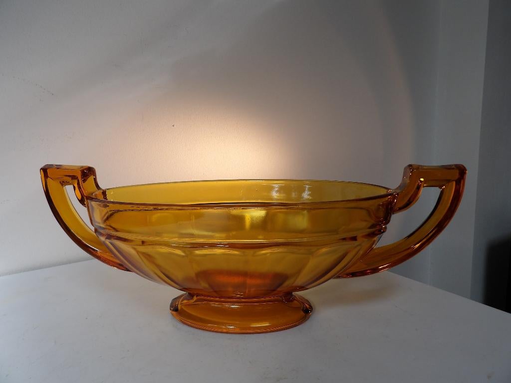 Art Deco Coupe Val st Lambert, Noemie/Ovaal, Ophalen of Verzenden