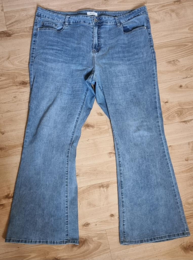 Stretch jeans, Monday. Maat 48, Ophalen of Verzenden, Zo goed als nieuw, Blauw, Broek of Spijkerbroek