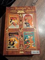 Walt Disney Nostalgia 1000 stukjes puzzel, Ophalen of Verzenden, Mickey Mouse, Zo goed als nieuw, Overige typen