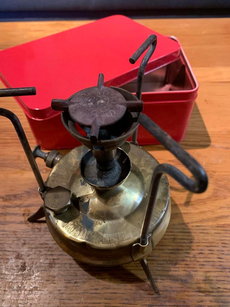 Primus brander met rode doos, Caravans en Kamperen, Kampeeraccessoires, Gebruikt, Ophalen of Verzenden