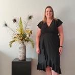 Zwarte Jurk met Franjes Melissa, Verzenden, Zwart, Maat 42/44 (L), Nieuw