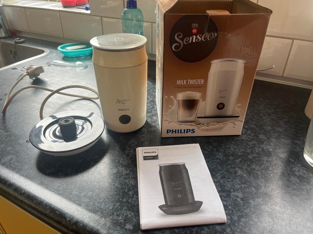 Philips Senseo Melkopschuimer - Milk Twister, Witgoed en Apparatuur, Melkopschuimers, Ophalen of Verzenden, Gebruikt, Elektrische melkopschuimer