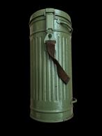 Duits gasmaskerblik ww2, Verzamelen, Militaria | Tweede Wereldoorlog, Ophalen of Verzenden, Duitsland