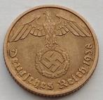10 Reichspfennig 1938D Nazi Duitsland Oude Munt WO2 Swastika, Verzamelen, Ophalen of Verzenden, Duitsland