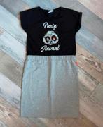 Prachtige jurk met Panda emoji van CoolCat maat 158/164, Ophalen, Zo goed als nieuw, Meisje, Jurk of Rok