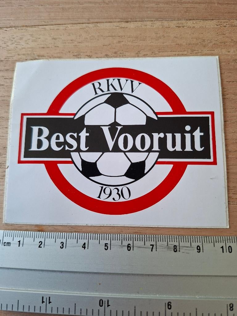 Sticker voetbal Best Vooruit, Verzamelen, Ophalen of Verzenden, Zo goed als nieuw, Overige binnenlandse clubs, Poster, Plaatje of Sticker