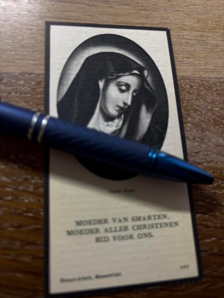 Minderop Mathilda 1868 Rotterdam 1936 Oosterhout x Mertens, Verzamelen, Ophalen of Verzenden, Bidprentje