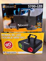 Coole disco set, lightbeamer, rookmachine en discobal, Ophalen of Verzenden, Zo goed als nieuw, Licht, Geluidgestuurd