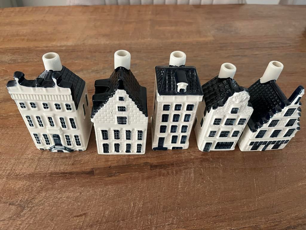 KLM Bols huisjes ongevuld: 72, 74, 77, 83, Ophalen of Verzenden, Zo goed als nieuw, 61 t/m 80