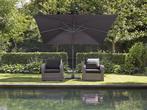 Nieuwe zweefparasol MADISON monaco flex + granietvoet, Ophalen, Verstelbaar, 3 tot 4 meter, Zweefparasol