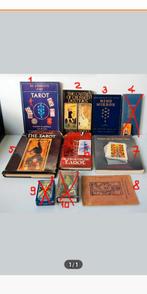 Verzameling TAROT - 7 Tarotboeken en 1 doosje Tarotkaarten, Gelezen, Tarot of Kaarten leggen, Overige typen, Diverse auteurs