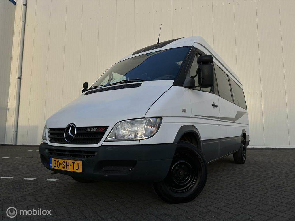Mercedes 308 CDI Camper Airco Off grid Turbo Trekhaak Ideaal, Auto's, Achterwielaandrijving, Gebruikt, Overige modellen, 2000 kg