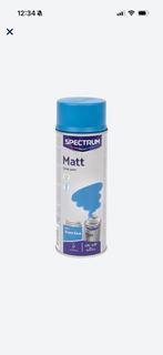 Azure blue spuitbus 61 stuks, Doe-het-zelf en Verbouw, Verf, Beits en Lak, Ophalen, Nieuw, Blauw