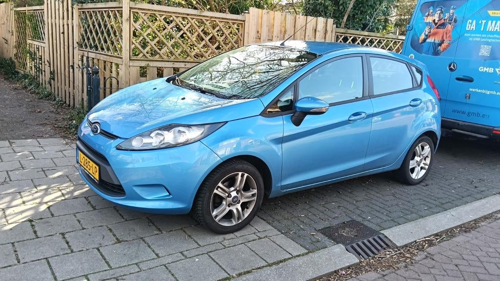 Ford Fiesta 1.25 60KW 2009 5DRS Blauw, Voorwielaandrijving, USB, Handgeschakeld, Fiësta