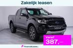 Ford Ranger 2.0 Wildtrak 213 pk Aut. Grijs Kenteken 2p, 1e E, 4 cilinders, Leder en Stof, Zwart, Origineel Nederlands
