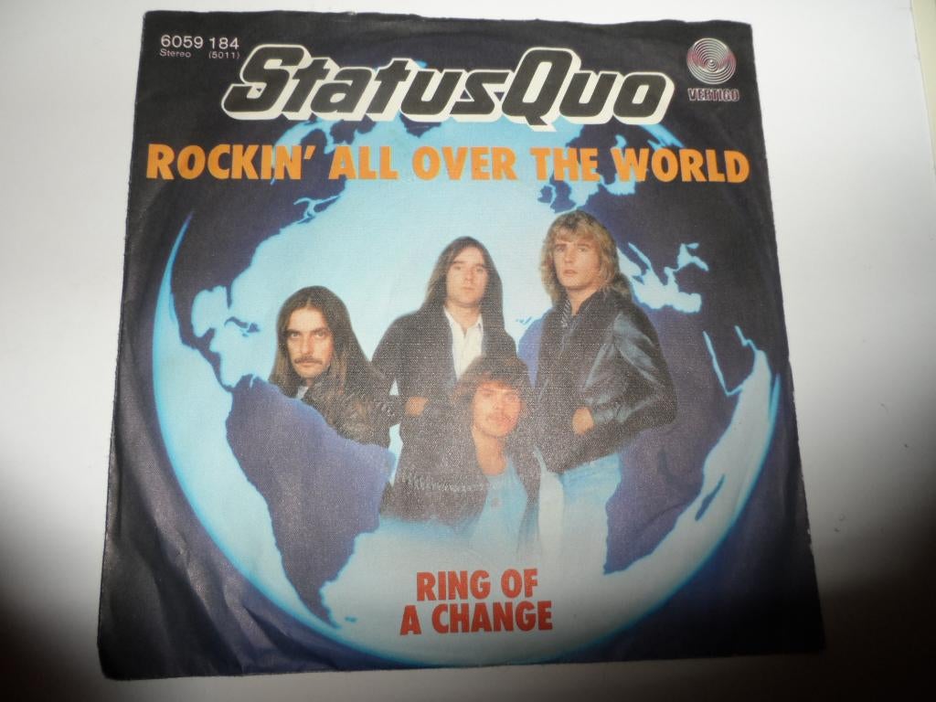 Status Quo - Rockin' all over the world, Cd's en Dvd's, Vinyl Singles, 7 inch, Single, Ophalen of Verzenden, Zo goed als nieuw