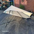 Halve balkon parasol 2,5 x 1,25 m, Ophalen, Gebruikt, 2 tot 3 meter, Muurparasol