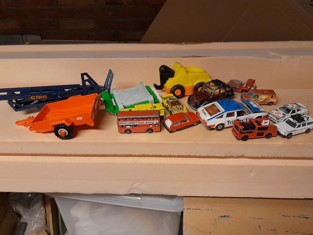 Speelgoed auto's, Ophalen