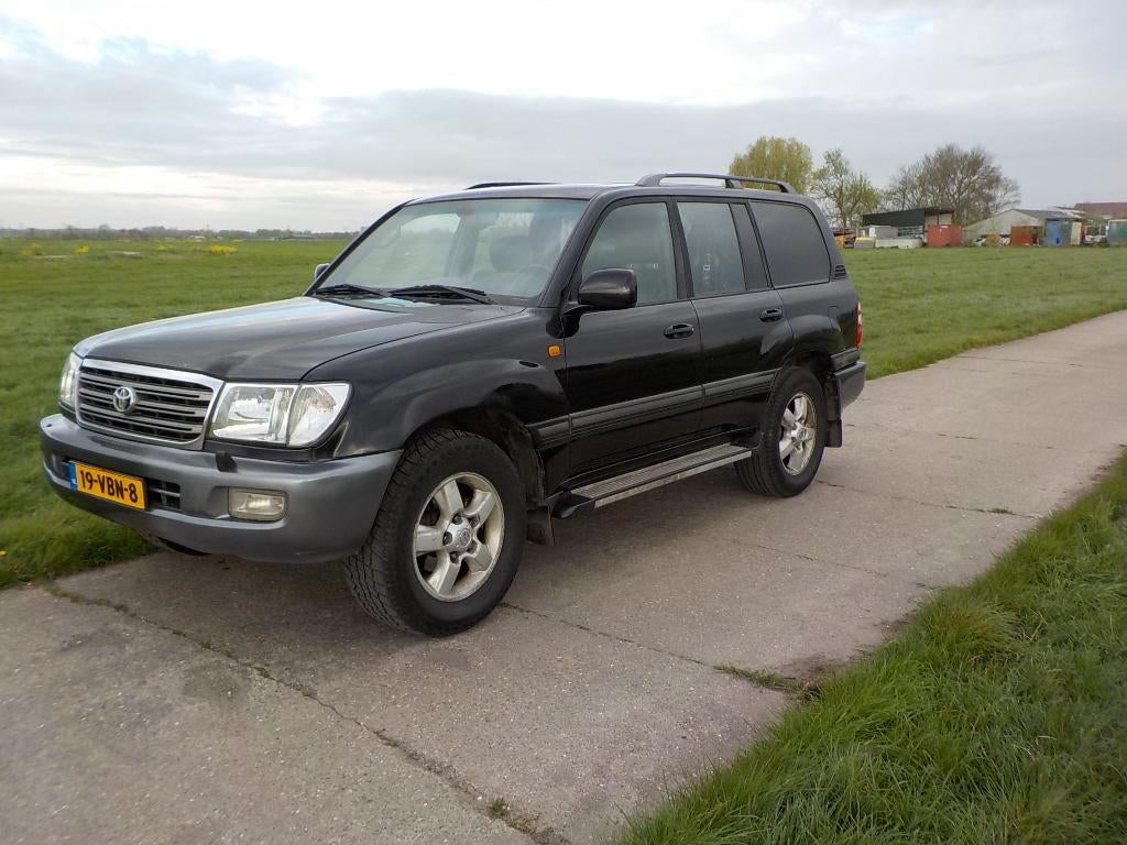 Toyota Landcruiser 4.2, Zwart, Leder, Bedrijf, Diesel