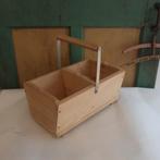 Kist bak gruttersbak hout met hengsel blank hout, Minder dan 50 cm, Gebruikt, Minder dan 50 cm, Ophalen of Verzenden