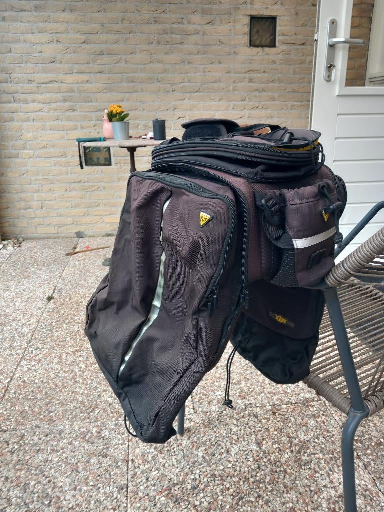 Fietstas + drager, Ophalen, Gebruikt, Topeak