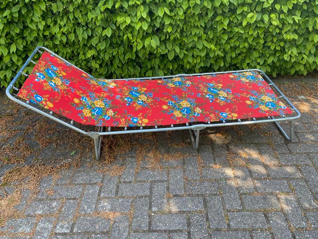 Retro ligbed strecher, Ophalen of Verzenden, Gebruikt, Aluminium