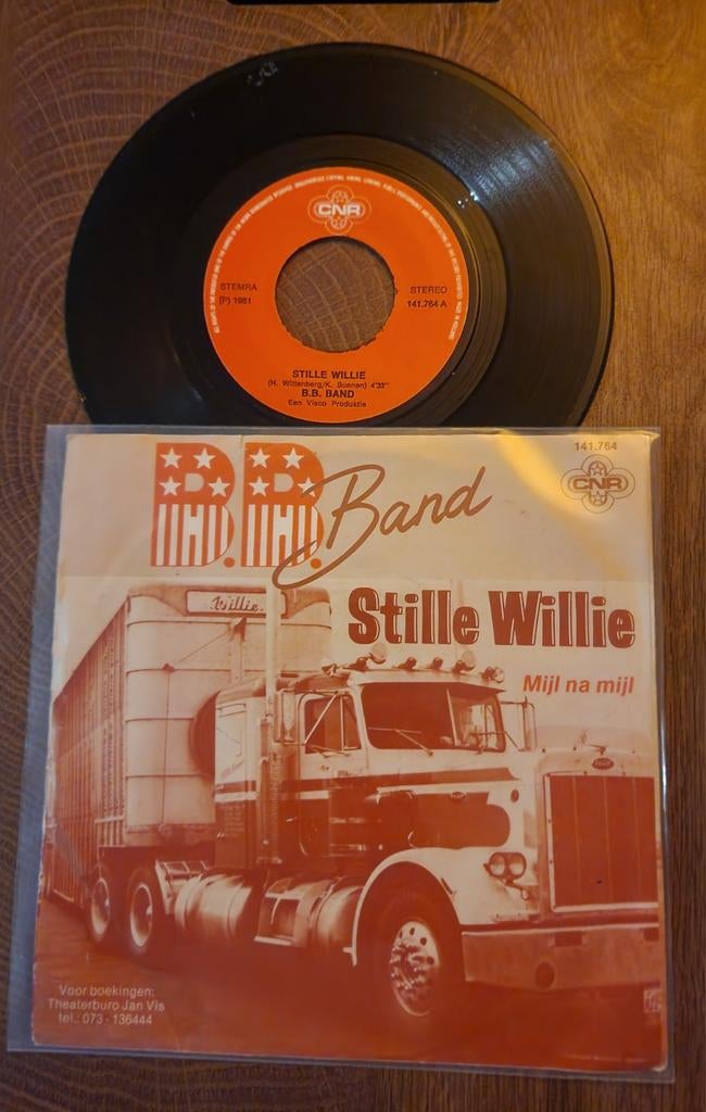 B.B. Band - Stille Willie / Mijl na mijl (Vinyl Single 1981), Cd's en Dvd's, Gebruikt, Originele persing, 7 inch, Ophalen of Verzenden